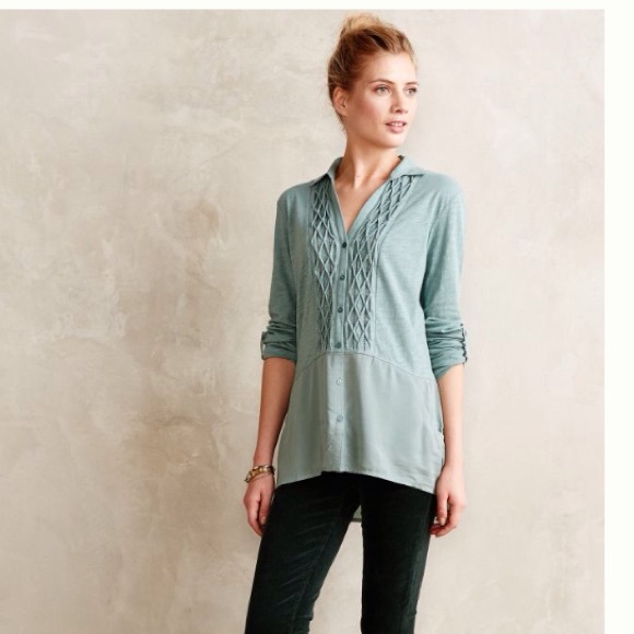 SALE 🌺 Meadow Rue Reha Pullover in Moss - Picture 3 of 4